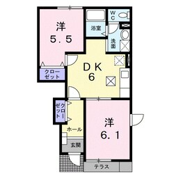 ミニョンパンセの物件間取画像